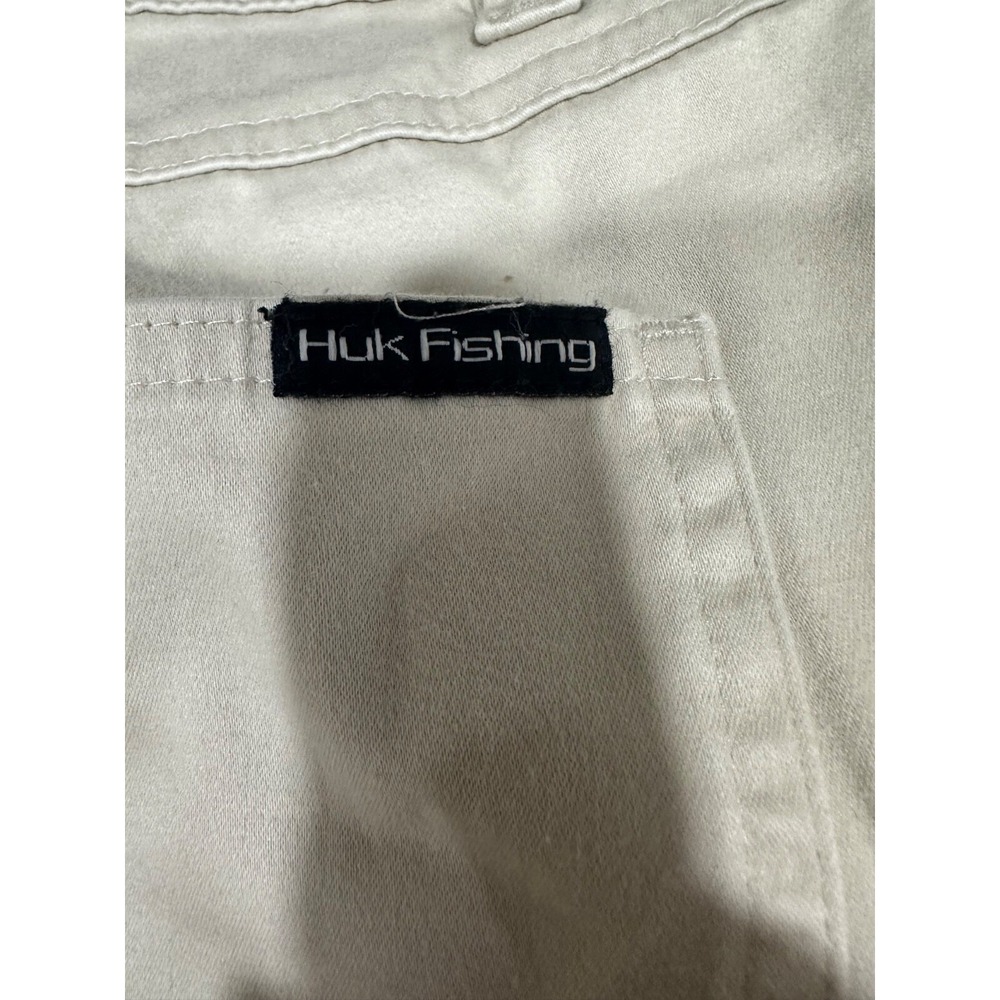 huk‎ fishing khaki chino pants 36x30 LOT OF 2